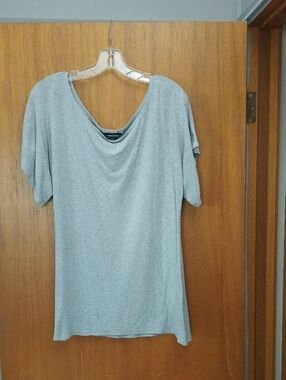 Classic Grey Women's Scoop Neck Top
